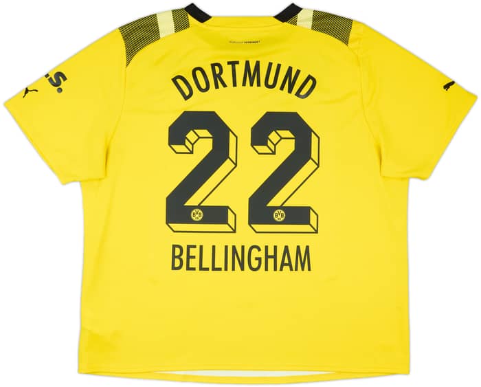2022-23 Dortmund European Home Shirt Bellingham #22 - 8/10 - (3XL)
