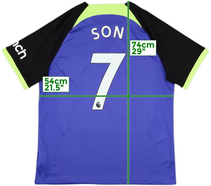 2022-23 Tottenham Away Shirt Son #7 - 9/10 - (L)