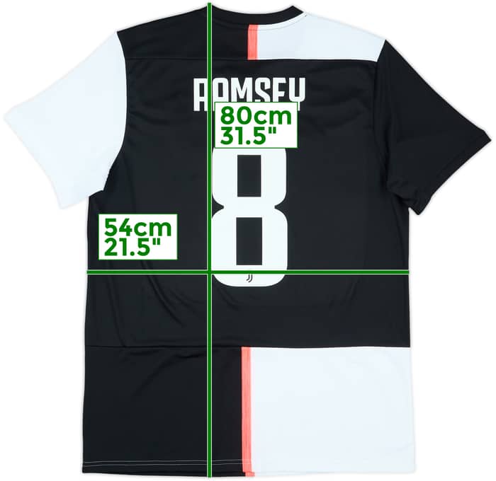 2019-20 Juventus Home Shirt Ramsey #8 - 6/10 - (L)