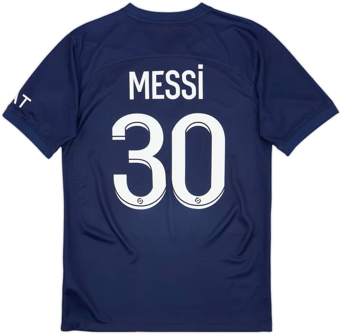 2022-23 Paris Saint-Germain Home Shirt Messi #30 - 8/10 - (M)