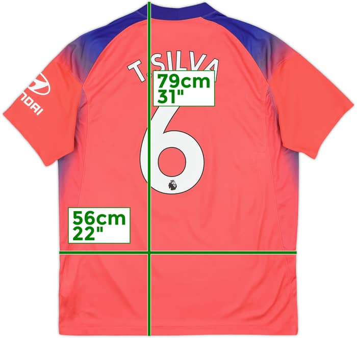 2020-21 Chelsea Third Shirt T.Silva #6 - 10/10 - (L)