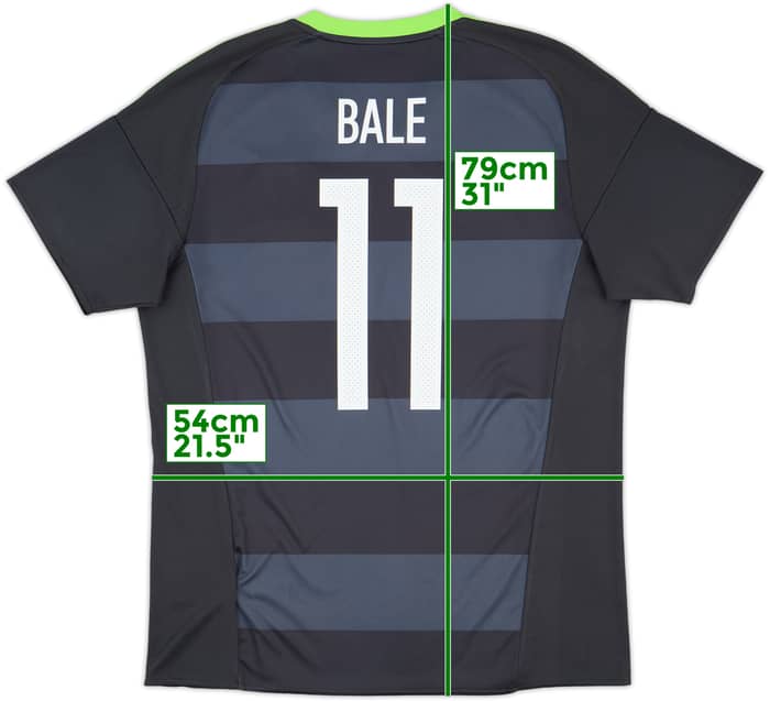 2016-17 Wales Away Shirt Bale #11 - 9/10 - (L)