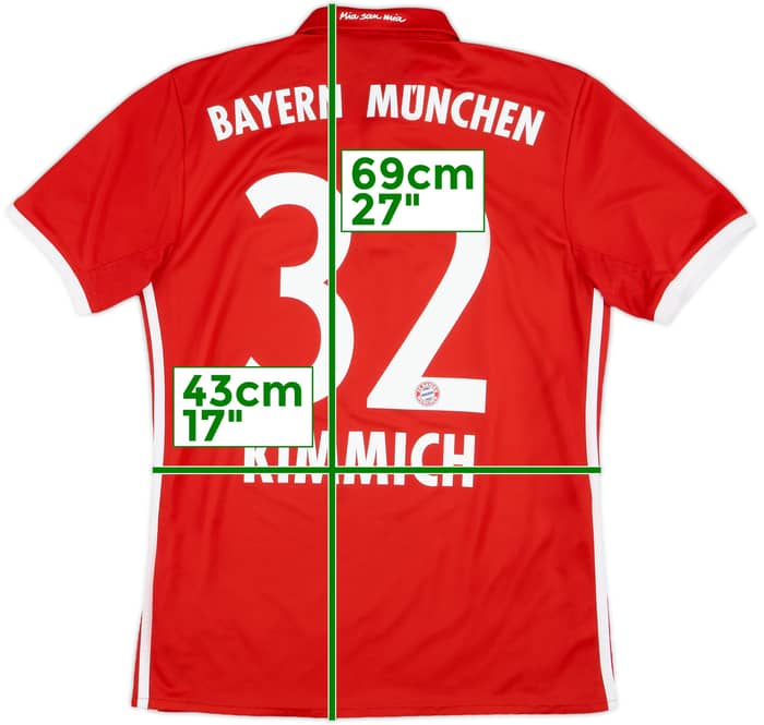 2016-17 Bayern Munich Home Shirt Kimmich #32 - 8/10 - (S)