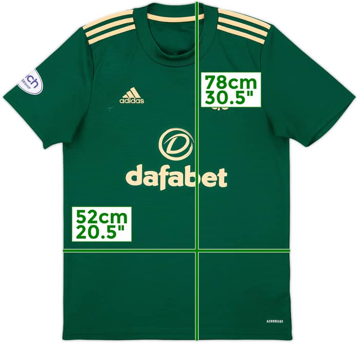 2021-22 Celtic Away Shirt - 8/10 - (M)