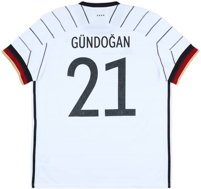 2020-21 Germany Home Shirt Gundogan #21 - 10/10 - (XL)