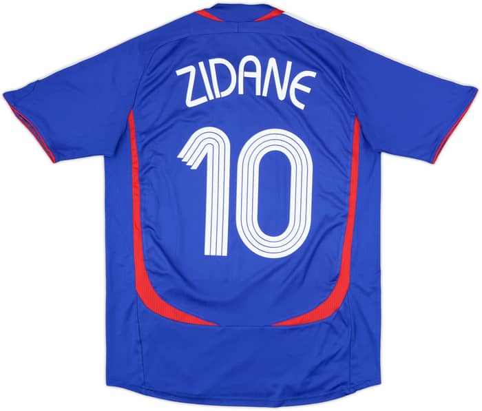 2006-07 France Home Shirt Zidane #10 - 6/10 - (M)