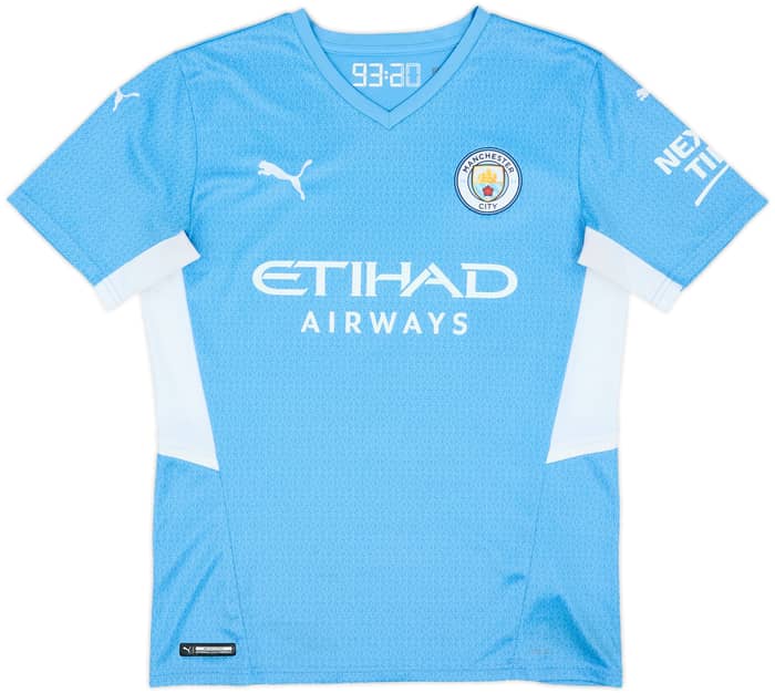 2021-22 Manchester City Home Shirt De Bruyne #17 - 7/10 - (M)