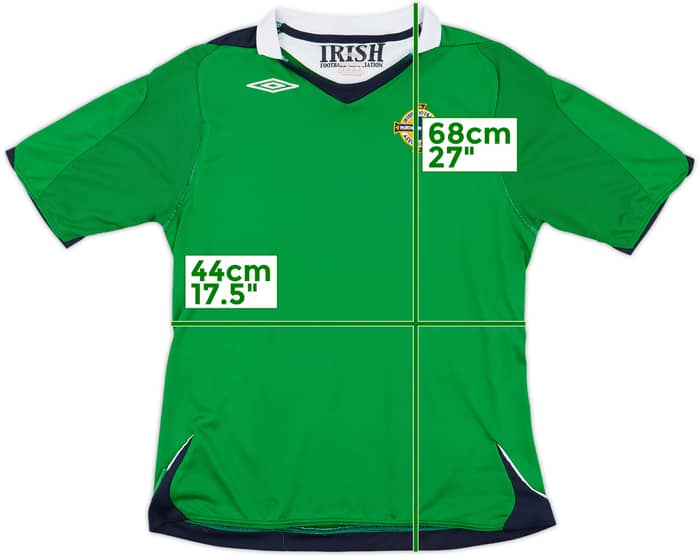 2006-08 Northern Ireland Home Shirt - 9/10 - (Women's M)