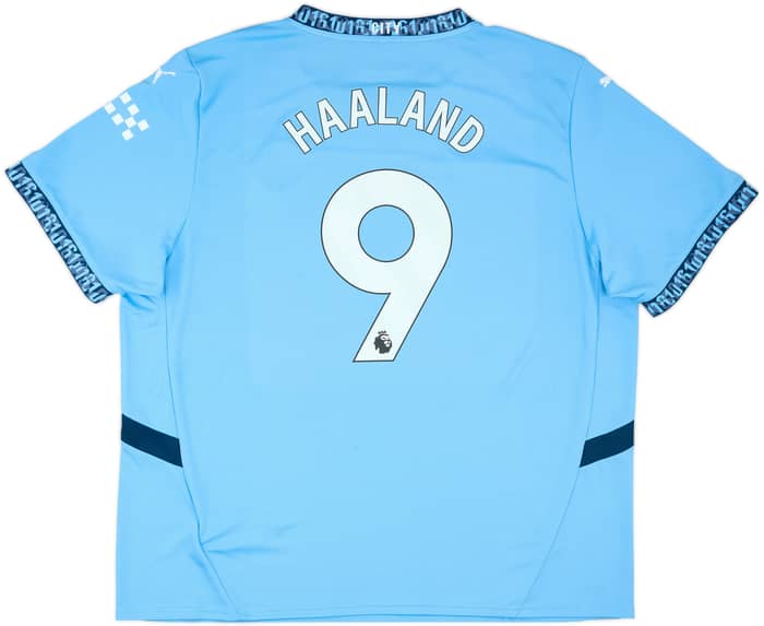 2024-25 Manchester City Home Shirt Haaland #9 - 8/10 - (3XL)