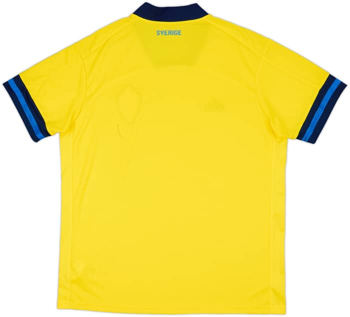 2020-21 Sweden Home Shirt - 7/10 - (XL)