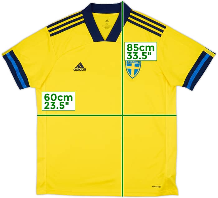 2020-21 Sweden Home Shirt - 7/10 - (XL)