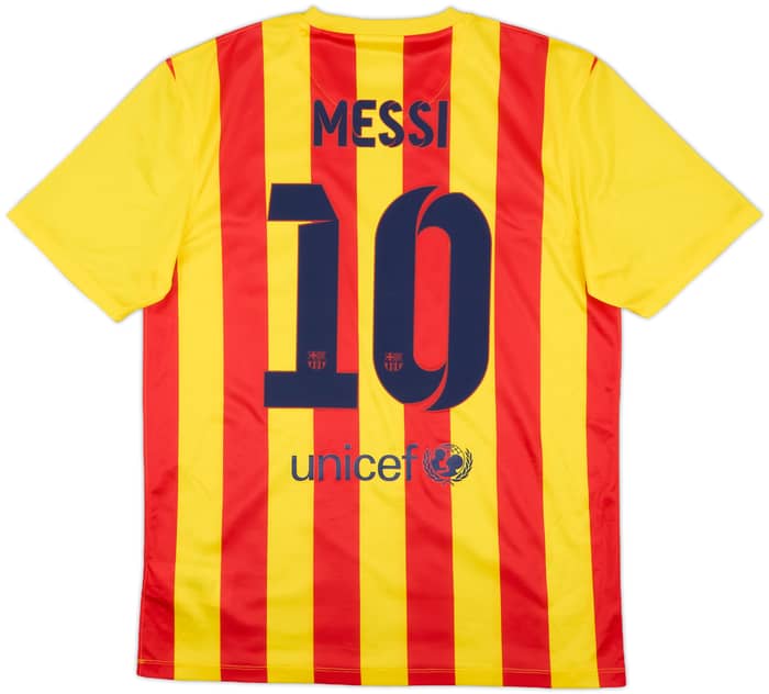 2013-15 Barcelona Basic Away Shirt Messi #10 - 10/10 - (M)