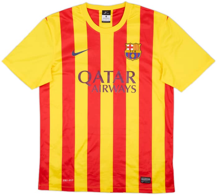 2013-15 Barcelona Basic Away Shirt Messi #10 - 10/10 - (M)