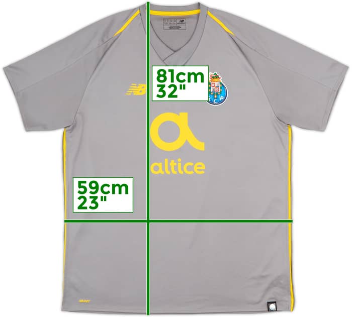 2018-19 Porto Away Shirt - 8/10 - (XL)