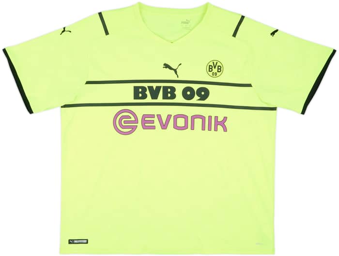 2021-22 Borussia Dortmund European Home Shirt Bellingham #22 - 8/10 - (XXL)