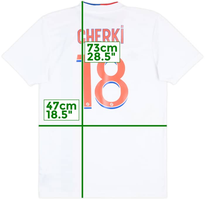 2021-22 Lyon Home Shirt Cherki #18 - 6/10 - (S)