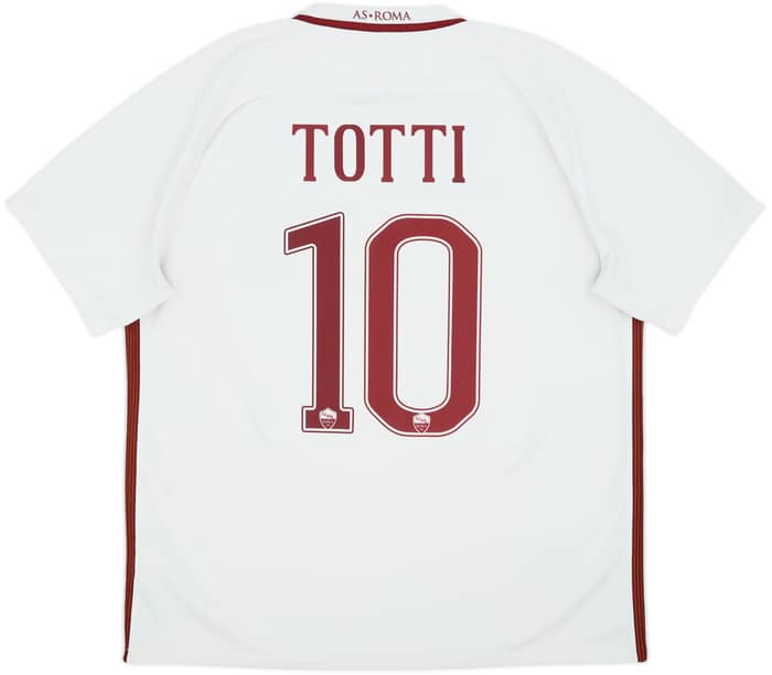2016-17 Roma Away Shirt Totti #10 - 6/10 - (XL)