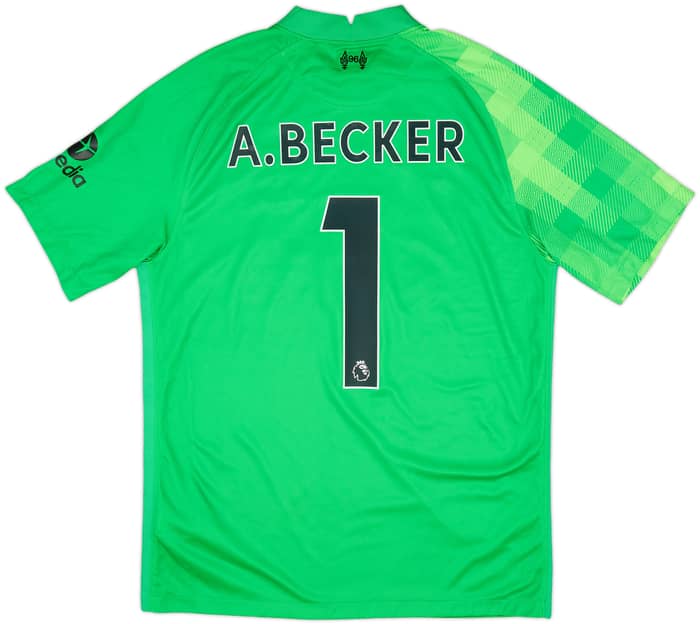 2021-22 Liverpool GK Shirt A.Becker #1 - 10/10 - (M)