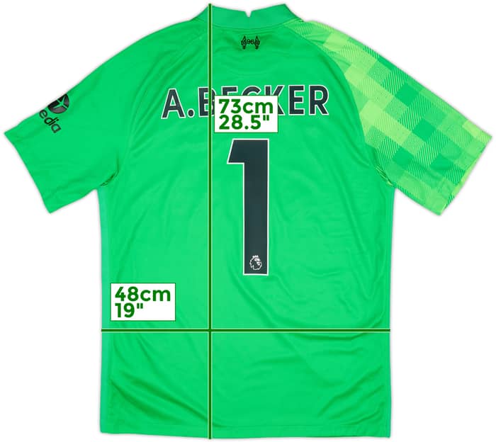 2021-22 Liverpool GK Shirt A.Becker #1 - 10/10 - (M)