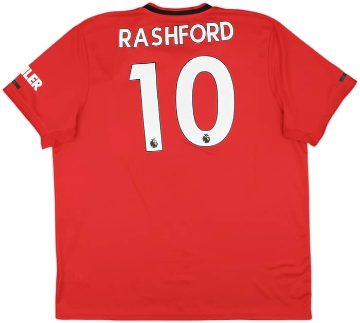 2019-20 Manchester United Home Shirt Rashford #10 - 8/10 - (XXL)
