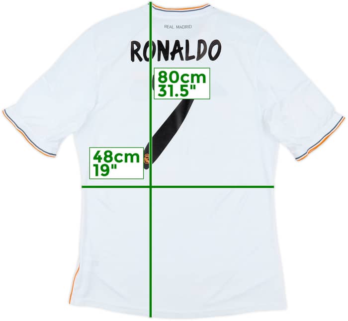 2013-14 Real Madrid Home Shirt Ronaldo #7 - 5/10 - (L)