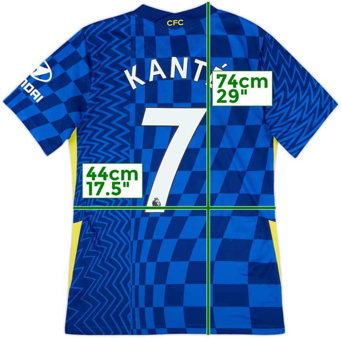 2021-22 Chelsea Home Shirt Kante #7 - 8/10 - (S)