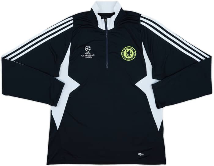 2007-08 Chelsea adidas CL 1/4 Zip Drill Top - 7/10 - (L)