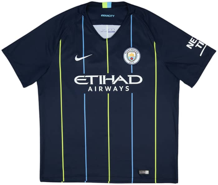 2018-19 Manchester City Away Shirt De Bruyne #17 - 8/10 - (XL)
