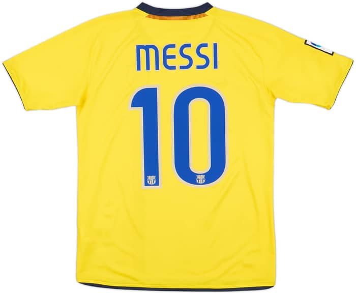2008-10 Barcelona Away Shirt Messi #10 - 7/10 - (XL.Boys)