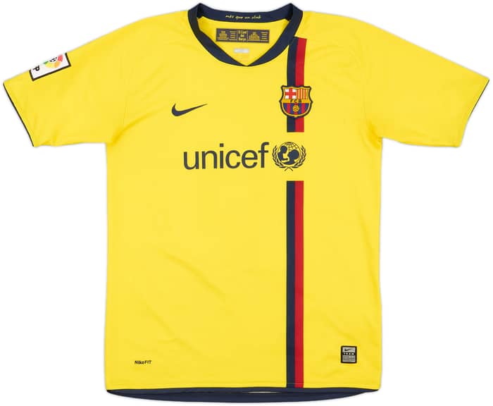 2008-10 Barcelona Away Shirt Messi #10 - 7/10 - (XL.Boys)