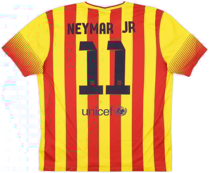 2013-15 Barcelona Away Shirt Neymar Jr #11 - 7/10 - (XL)