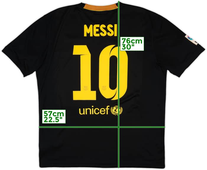 2013-14 Barcelona Third Shirt Messi #10 - 8/10 - (XL)