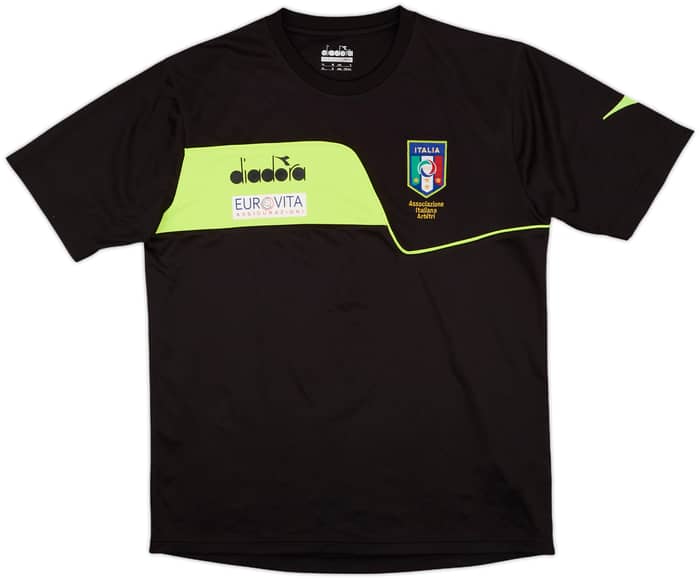 2018-19 Italy Diadora Referee Shirt - 9/10 - (S)