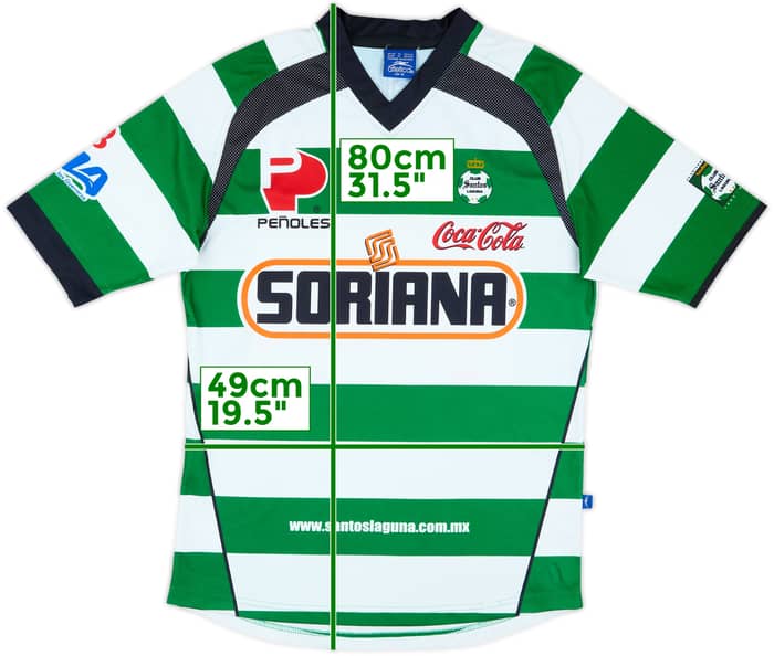 2003-04 Santos Laguna Home Shirt - 9/10 - (S)