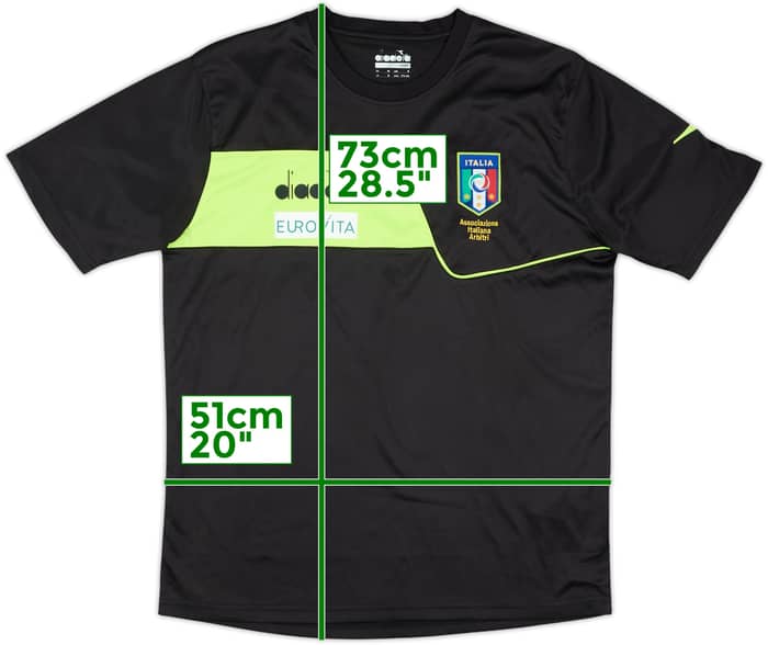 2017-18 Italy Diadora Referee Shirt - 8/10 - (S)