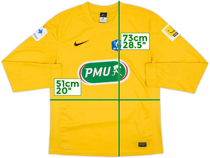 2012-13 Coupe de France L/S Shirt #12 - 8/10 - (L)