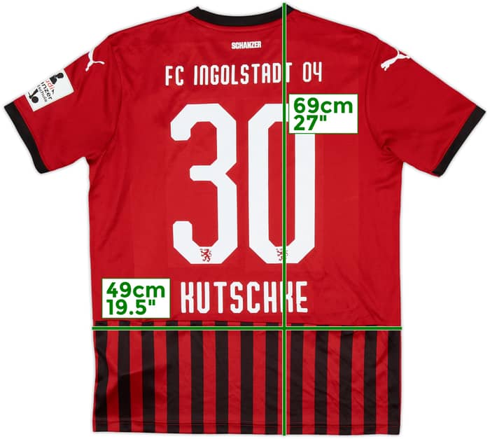 2020-21 FC Ingolstadt Home Shirt Kutschke #30 - 9/10 - (XL.Boys)