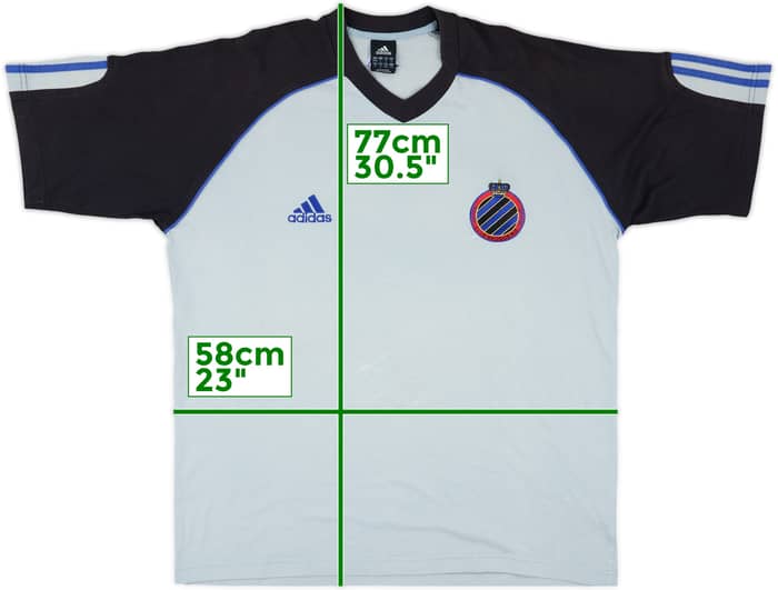 2002-03 Club Brugge adidas Cotton Tee - 5/10 - (L)