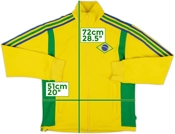 2006-08 Brazil adidas World Cup Track Jacket - 7/10 - (S)
