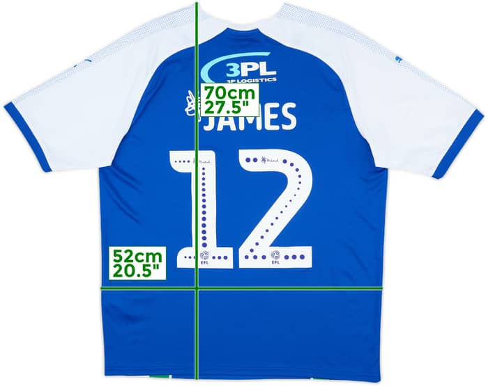 2018-19 Wigan Home Shirt James #12 - 9/10 - (L)
