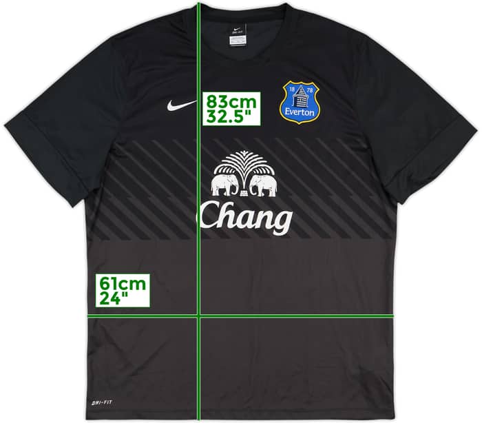 2013-14 Everton Nike Training Shirt - 9/10 - (XXL)