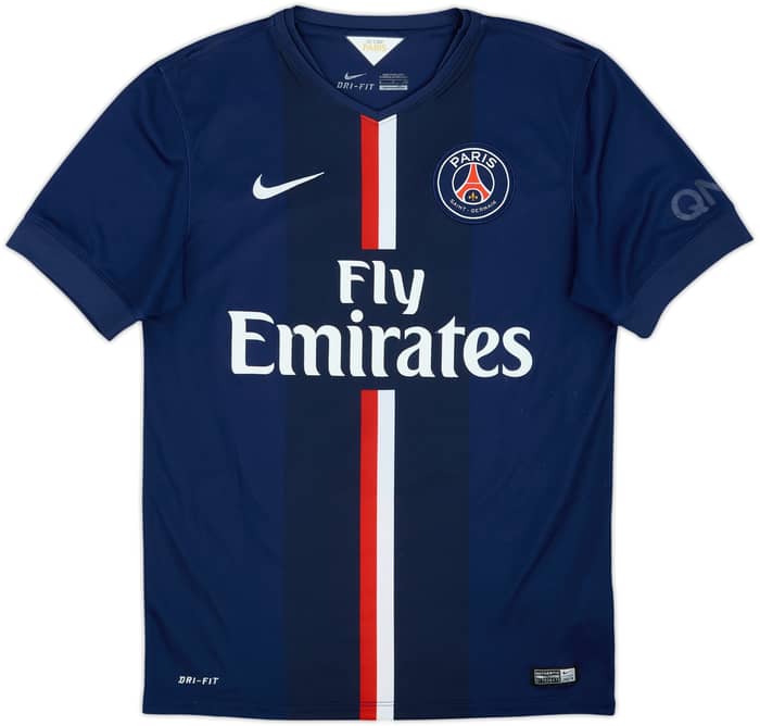 2014-15 Paris Saint-Germain Home Shirt Ibrahimovic #10 - 6/10 - (S)