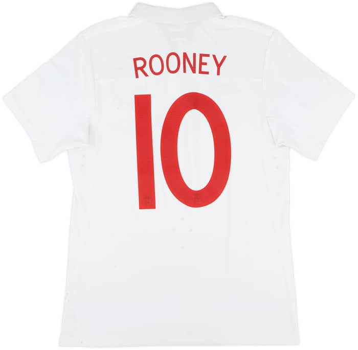 2009-10 England Home Shirt Rooney #10 - 6/10 - (M)
