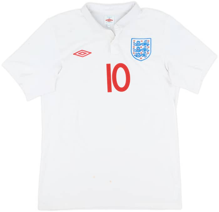 2009-10 England Home Shirt Rooney #10 - 6/10 - (M)