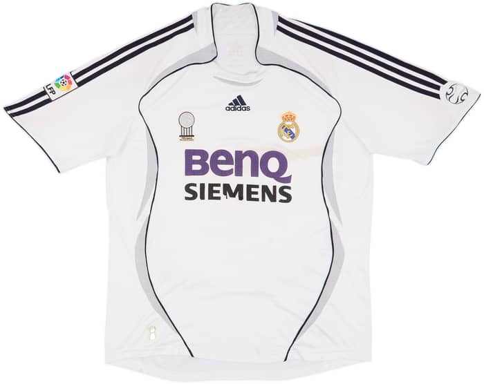 2006-07 Real Madrid Home Shirt - 3/10 - (XL)