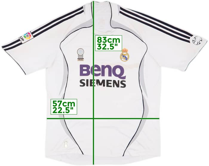 2006-07 Real Madrid Home Shirt - 3/10 - (XL)