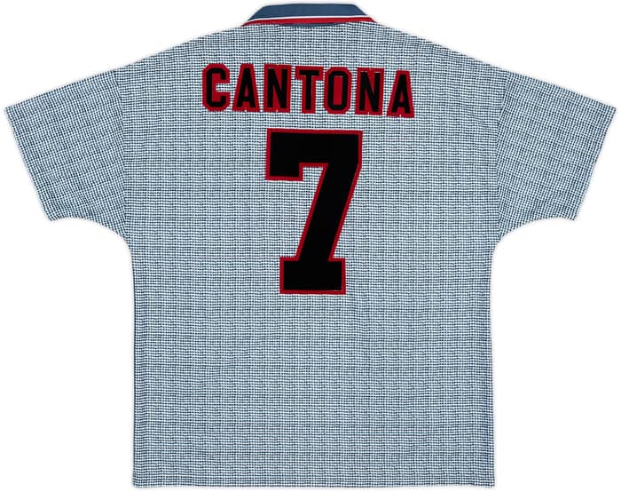1995-96 Manchester United Away Shirt Cantona #7 - 9/10 - (L)