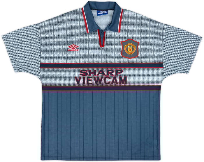 1995-96 Manchester United Away Shirt Cantona #7 - 9/10 - (L)