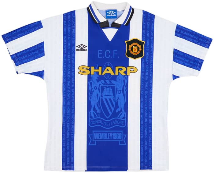1994-96 Manchester United Third Shirt Beckham #24 - 9/10 - (L)