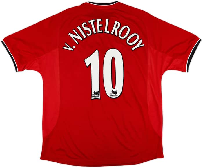 2000-02 Manchester United Home Shirt V.Nistelrooy #10 - 9/10 - (XL)